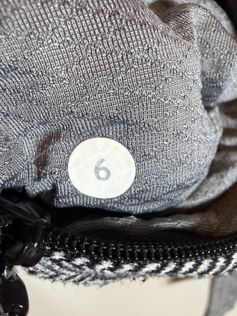 Lululemon Think Fast Long Sleeve Top Womens 6 Heathered Herringbone Workout Rulu - Picture 15 of 15